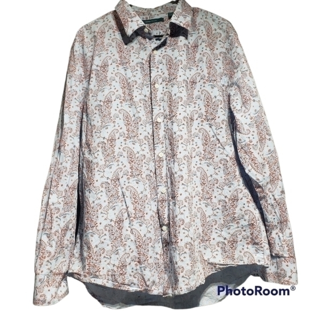 Perry Ellis button‎ up